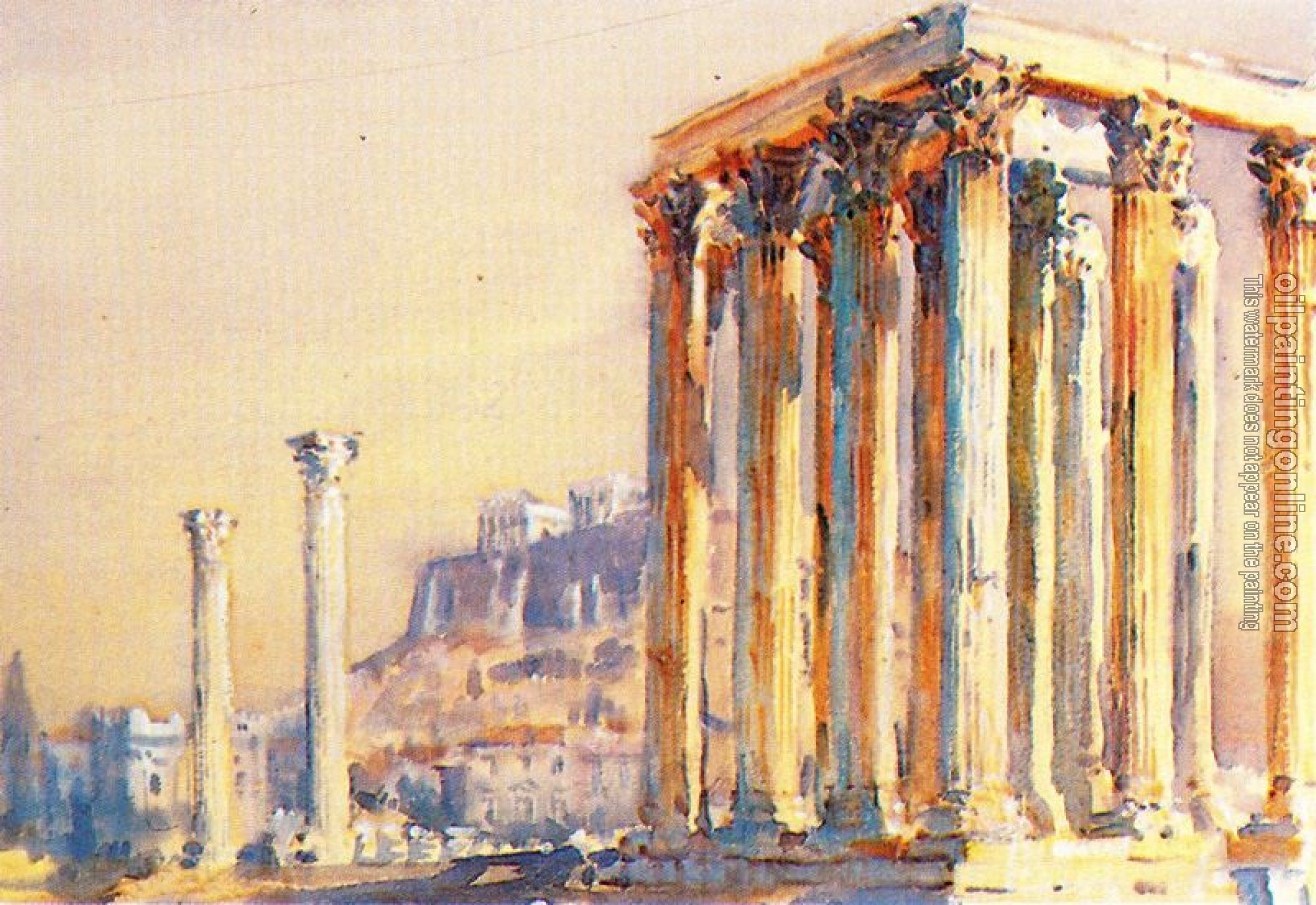 Jorge Apperley - Atenas (El Olimpieion)